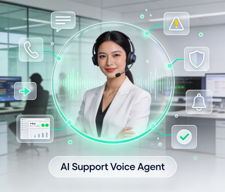 AI support voice